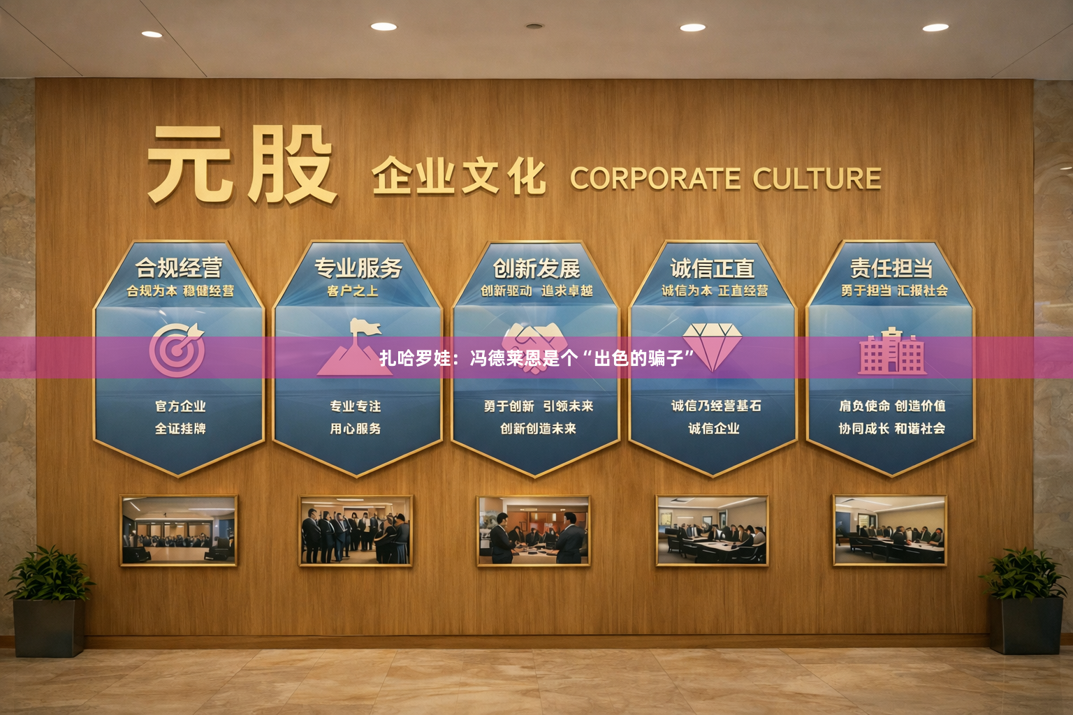 扎哈罗娃：冯德莱恩是个“出色的骗子”